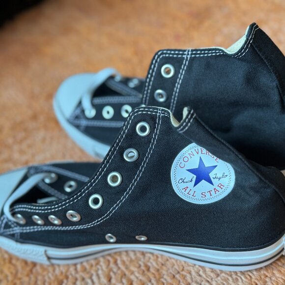 Converse Chuck Taylor All Star High-Top Sneaker Black, Unisex, Women's Size 11 - Picture 4 of 8